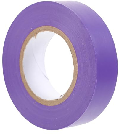 SOIMISS Cinta Eléctrica Aislante Autoadhesiva Violeta, 19 Mm x 20 M, Resistente Al Frío, Alta Adherencia Para Cables Eléctricos, Uso Profesional y Doméstico