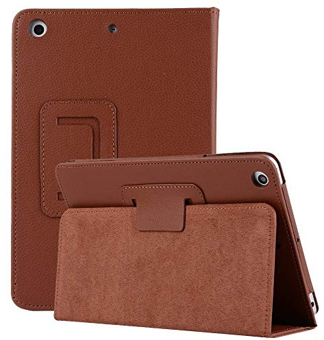 Generic Slim Folding Folio Stand Case for Huawei Honor Pad X8A 11inch 2024, Lightweight Magnetic Closure PU Leather Flip Shockproof Auto Wake/Sleep Smart Cover Brown