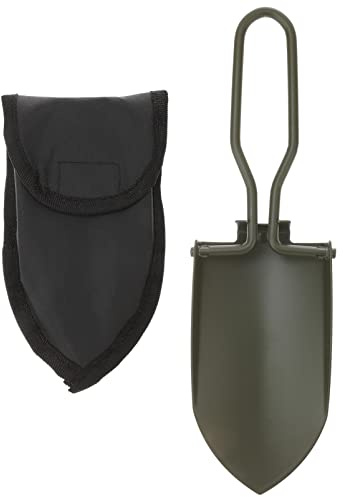 Toyvian Pelle de Jardinage Pliable Acier Inoxydable avec de Rangement Outil Pratique pour Camping et Activités Plein Air