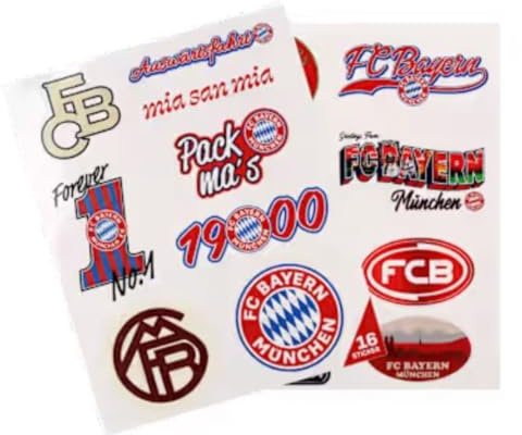 FC Bayern München Kofferaufkleber Aufkleber Sticker