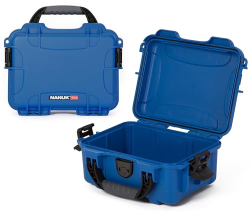 Nanuk 904 Wasserdichtes blaues Gehäuse (Innenmaße: 213 mm x 152 mm x 94 mm)