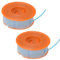 ALM 2 x Strimmer Spool & Lines For Bosch ART 23 26 30 Combitrim Easytrim