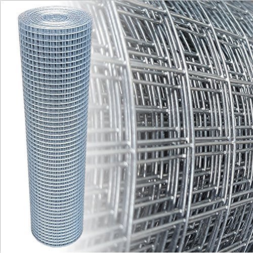 Garmix Volierendraht 19x19mm Maschendraht 4-Eck Verzinkt Drahtgitter (100cm x10m, 1,00mm)