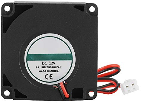 ASHATA Lüfter für 3D-Drucker, DC12V 40x40x10mm Lüfter Gebläse Heizkörper Lüfter,2 poliger Stecker 3D Drucker Zubehör Kit, Schwarz