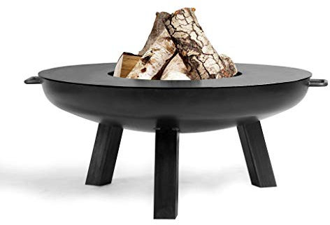 KORONO ® Feuerschale mit Griff & Grillplatte, (Schale und Grillplatte: 100cm Ø)