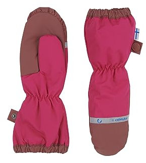 Finkid Kinder Pakkanen Handschuhe, Raspberry-Sable, L