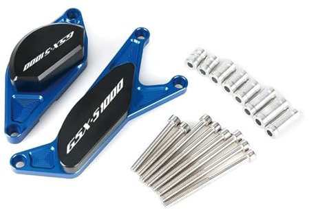 HZBHD Sturzschutz Motorrad-Sturzpad, Motor-Statorgehäuse-Schutzabdeckung Für Suzuki GSX S1000 S1000F GSX-S1000 GSX-S1000F GSX-S GSXS 1000 2015 2016 Crashschutz(Blau)