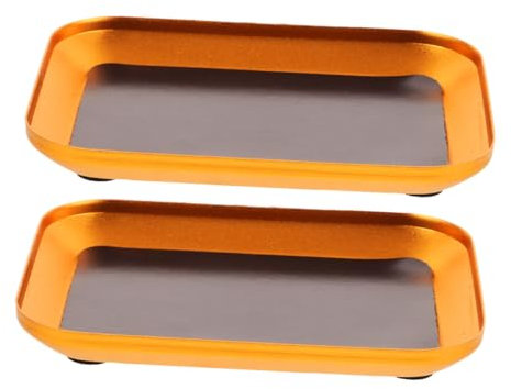 GLEAVI 2stücke Aluminiumlegierung Schraubenschalen Für Mechaniker Und Modellreparatur Aufbewahrungsschalen Für Schrauben Muttern Und Kleinteile Praktischer Organizer Für Werkstätten