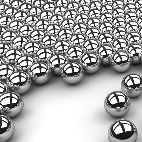 Bolas de munición de acero, rodamientos de precisión de 8 mm, 100 unidades, plata (acero)