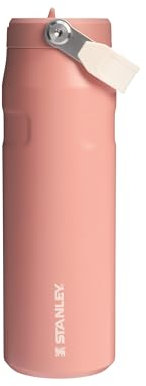 Stanley Flip Straw 2.0 Botella Agua Acero Inoxidable Con Pajita 0.7L - 10 Horas Fría - 2 Días Helada - Acero Inoxidable - Sin BPA - Antifugas - Apta Para Lavavajillas - Sienna