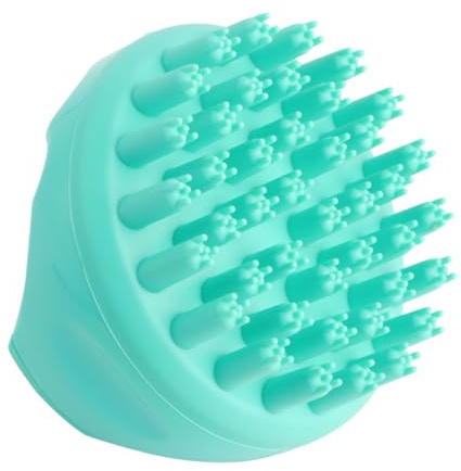 PACKOVE Handmassagebürste aus Silikon für Shampoo und Kopfhautmassage Verbessert die Durchblutung Geeignet für Friseursalons und Gesundheitseinrichtungen Grün