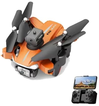 Orange,Single battery,ny p11 max drönare 8k 5g hd gps professionell flygfotografering dubbelkamera hinderundvikande borstlös hopfällbar quadrotor