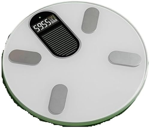 FENGJISUN Balance De Poids Corporel Balance De Salle De Bain Numérique, Balance De Poids Solaire Bluetooth, Machine De Pesage Multifonction Gestion du Poids