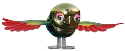Décoration pour casque de moto – Décoration réaliste résistante aux intempéries et mignonnes – Figurines d'oiseaux volants pour rétroviseur latéral de voiture et casque, pour voyage Touring guide