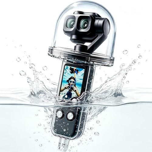 Honbobo Custodia subacquea per DJI Osmo Pocket 4P, 50M Impermeabile Custodia Subacquea protettiva Case Protezione Case Accessori per DJI Osmo Pocket 4P