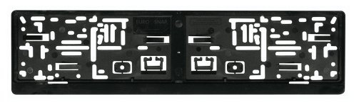 Cartrend 70189 Kennzeichenhalter schwarz, 2 Stück