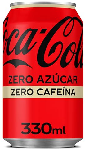 Refresco Individual de cola Coca Cola Zero sin cafeína lata 33 cl