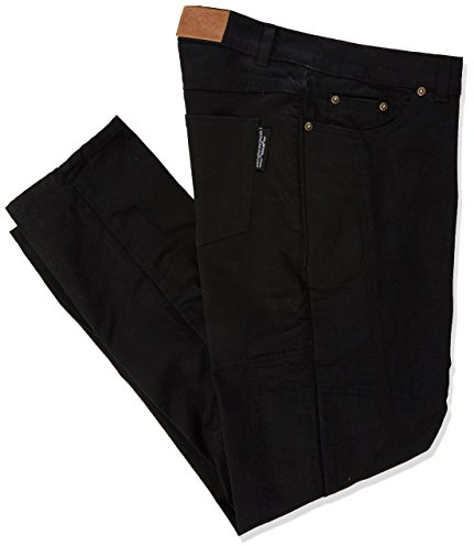 Jeans moto rinforzi in tessuto denim, fianchi in Kevlar, impermeabile, da donna, XXL (18 Regular)