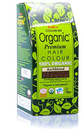 Radico Colour Me Organic - tintura biologica per capelli, vegetale, colore biondo cenere (biologico, vegano, cosmetico naturale)
