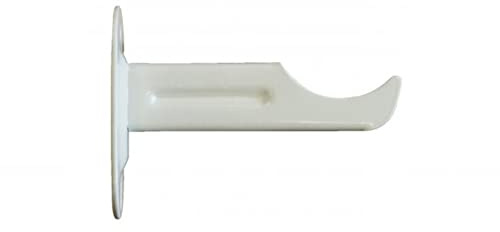 I.N.G Fixations - Support de radiateur en Fonte Type Rideau 120 mm epoxy Blanc - INGSUA186010
