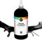 perfect ideaz - Vernice acrilica nera 1000 ml (1l), altamente coprente, resistente alla luce, a base d'acqua