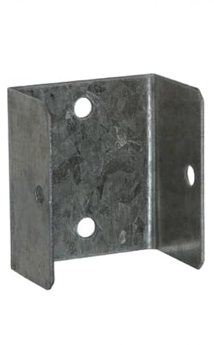 BPC Fixings Galvanised Panel Clip 16-Piece Set, 44 mm Size.