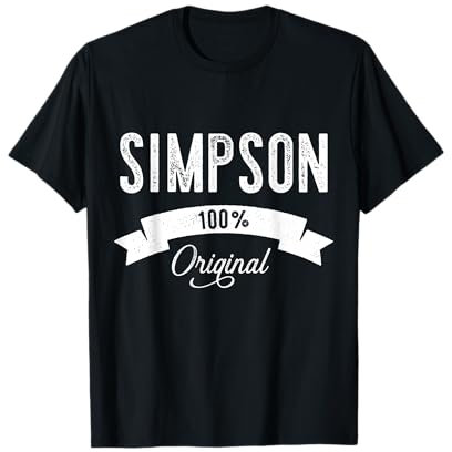 Apellido Familia Simpson Funny Reunion Apellido Etiqueta Camiseta