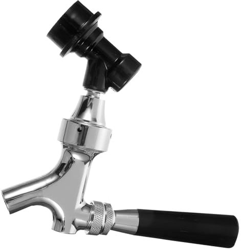 Mikinona Robinet Distributeur de fût de bière Robinet à Verrouillage à Bille Robinet de bière Pression pour Brassage Maison Robinet de bière