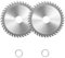 2 Pezzi Taglio Circolare Sega Disco in 115mm, 40 Denti Lame per Sega Circolare in Metallo Duro, Disco Taglio Legno per Smerigliatrice Angolare, Diametro Interno 22.23 mm