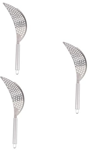 Cabilock 3 Pezzi Di Utensili Da Cucina Essenziali in Acciaio Inossidabile Setaccio Per Scolare La Frutta E La Verdura Per Il Lavaggio Da Usare E Riporre