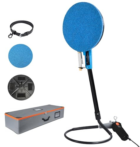 MINOVA Schleifer Schleifmaschine KD-5330 230 V/ 50Hz,1300W mit Wasserstrahlinjektor, 1x Stofftasche, 1x Bodenplatte und Schwammscheibe Ø 350 mm, 1x Kunststoffbox