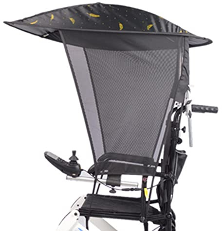 Rollstuhl-Sonnenschirm Universal Sonnenschutz Regenschutz - Einfache Installation Rollstuhl für Senioren und Behinderte - Praktische Mobilitätshilfe