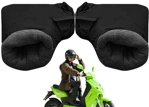 Lenkerhandschuhe - Beheizte Lenkermuffs | Lenkerhandschuhe | wasserdichte Winter Bar Handschuhe für Motorrad | Warme Bar Handschuhe | Fahrradzubehör für Batterie Motorrad Roller Klappfahrräder