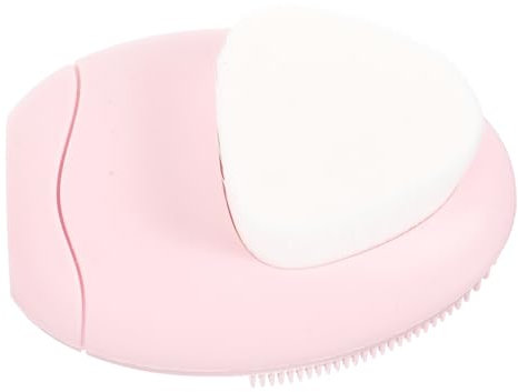 Beaupretty Gesichtswäscher Reinigungsbürste Doppelseitig Mit Silikon Und Borsten Für Gesichtsreinigung Peeling Und Massage Geeignet Für Hauttypen Tragbar Und Praktisch