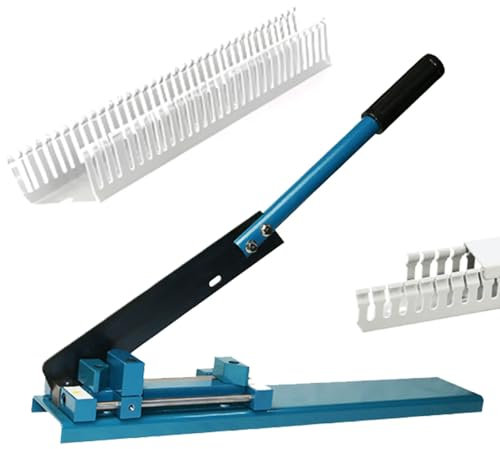 RSPPPJQ Coupe-goulottes en PVC, Coupe-Rail DIN Manuel, Appareil de Coupe spécial électricien, Gaine de câblage en Plastique Manuel Lourd, Machine de découpe réglable à Angle de 45° à 90°