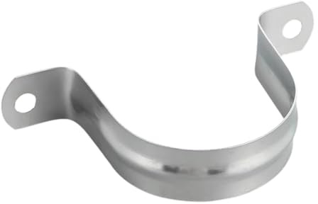 LUOFENG Metal Saddles Pipe Clamp wtih Two Hole Conduit Holder Bracket Clip for Heavy Duty Pipe and Architectural Decoration