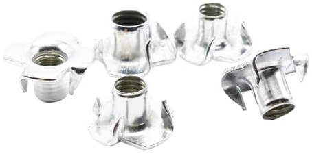 Dado a quattro artigli zincato, M4 M5 M6 M8 M10 Dado a quattro griffe zincato for altoparlante a T a cieco for mobili(M6)