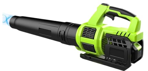 DRAUXI Soplador de Hojas inalámbrico 21 V, soplador eléctrico Ligero for el Cuidado del césped Limpieza de Jardines