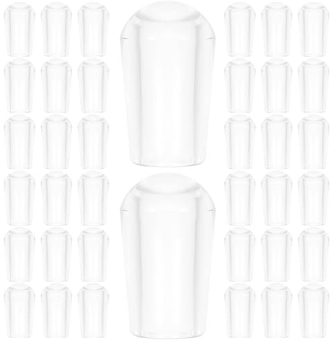 JOINPAYA Copri-punte Trasparenti per Ganci 5mm, Tappi Protettivi per Estremità Grucce in Filo Metallico, Set da 100 Pezzi, Accessori per Organizzazione Armadio e Protezione Mani