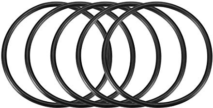 sourcing map 5 Stück Nitrilkautschuk O Ringe Metrische Dichtung 72mm Außendurchm. 65mm Innendurchm. 3.5mm Breite