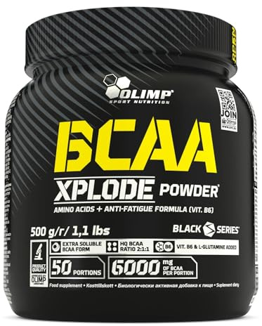 OLIMP SPORT NUTRITION BCAA Xplode Support Musculaire pour Sportif Fraise 500 g