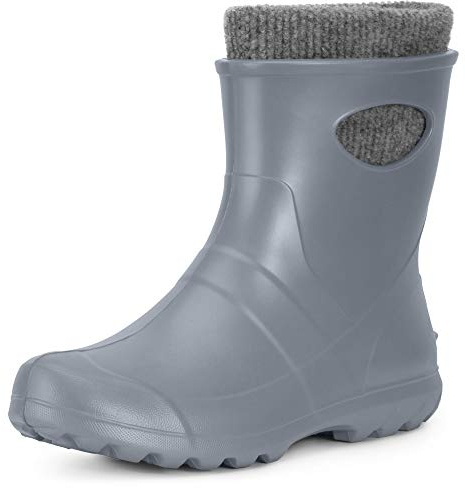 Ladeheid Dam Lättvikt EVA Thermo Gummistövlar LA-750 (Silver, 38 EU)