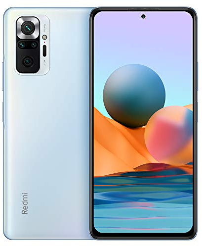 XIAOMI Redmi Note 10 Pro Smartphone 6GB 64GB 6.67 120Hz AMOLED DotDisplay 108MP Wide-Angle Fotocamera 5020mAh (typ) Batteria NFC Dual SIM Card Blu [Versione Italiana]