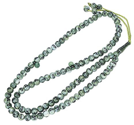 Muslimische Tasbih, Islamische Tasbih-Gebetsperlen mit 99 Körnern, Rosenkranz-Gebetsperlen Aus Harzmaterial für Die Tägliche Dekoration Als Geschenk(44cm-Grün)