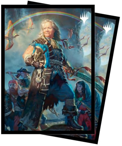 Ultra Pro - The Lost Caverns of Ixalan 100ct Deck Protector Sleeves Admiral Brass, Unsinkable for Magic: The Gathering, Protect MTG Cards from Scuffs & Scratches, Standard Size Card Sleeve Protector