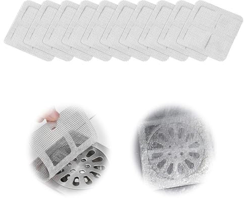 Multifunktionaler Einweg-Kanalisationsfilter für den Bodenablauf, Abflusssieb, Haarsieb Dusche, Haarsieb Dusche für Entwässerung Badewanne (10)