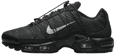 Nike Air Max Plus Chaussures utilitaires pour homme (FD0670-001, noir/blanc/argent métallique), pointure 42