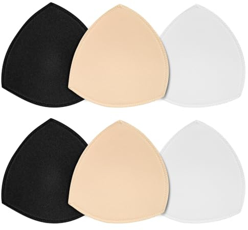 TopBine Inserti per Reggiseno, 3 Paia B/C 3 Colori, B/C