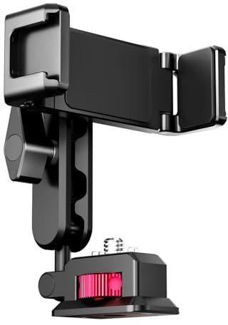 ULANZI MA56 4-in-1 Metall Stativhalterung Smartphones mit Cold Shoe Mount, Arca-Swiss-Platte, 360° Verstellbare Blitzschuh-Kamerahalterung, Aliminim Adapter kompatibel für iPhone Android Digitalkamera