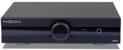 Gustard Audalytic HP70 Vollständig Symmetrischer Diskreter Kopfhörerverstärker, LME49720 Class A Verstärker, 2×RCA/XLR Eingang, 4,4mm/6,35mm Kopfhörerausgang, XLR Ausgang Vorverstärker (Schwarz)